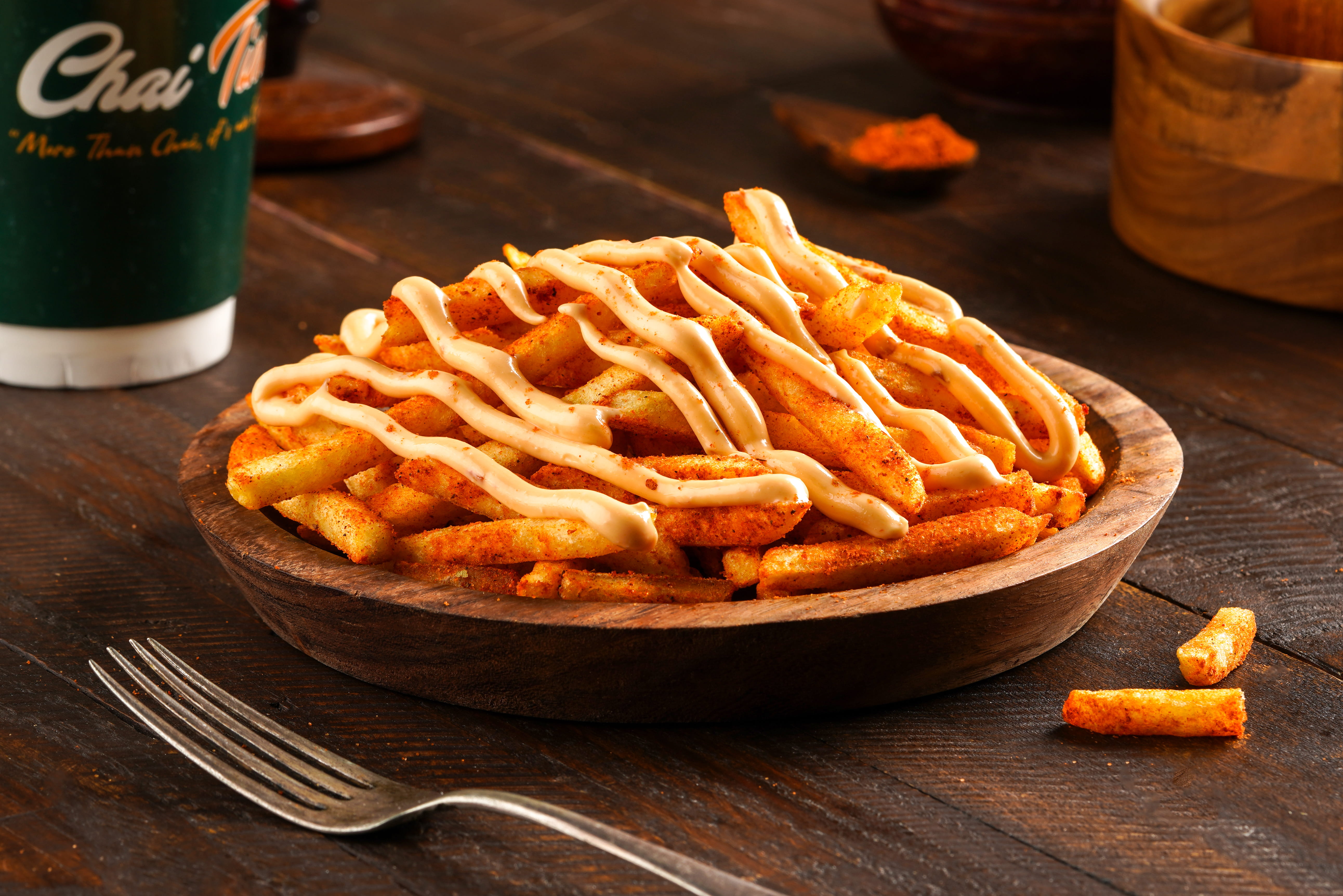 Cheese Topped Fries at Chai Times Bengaluru