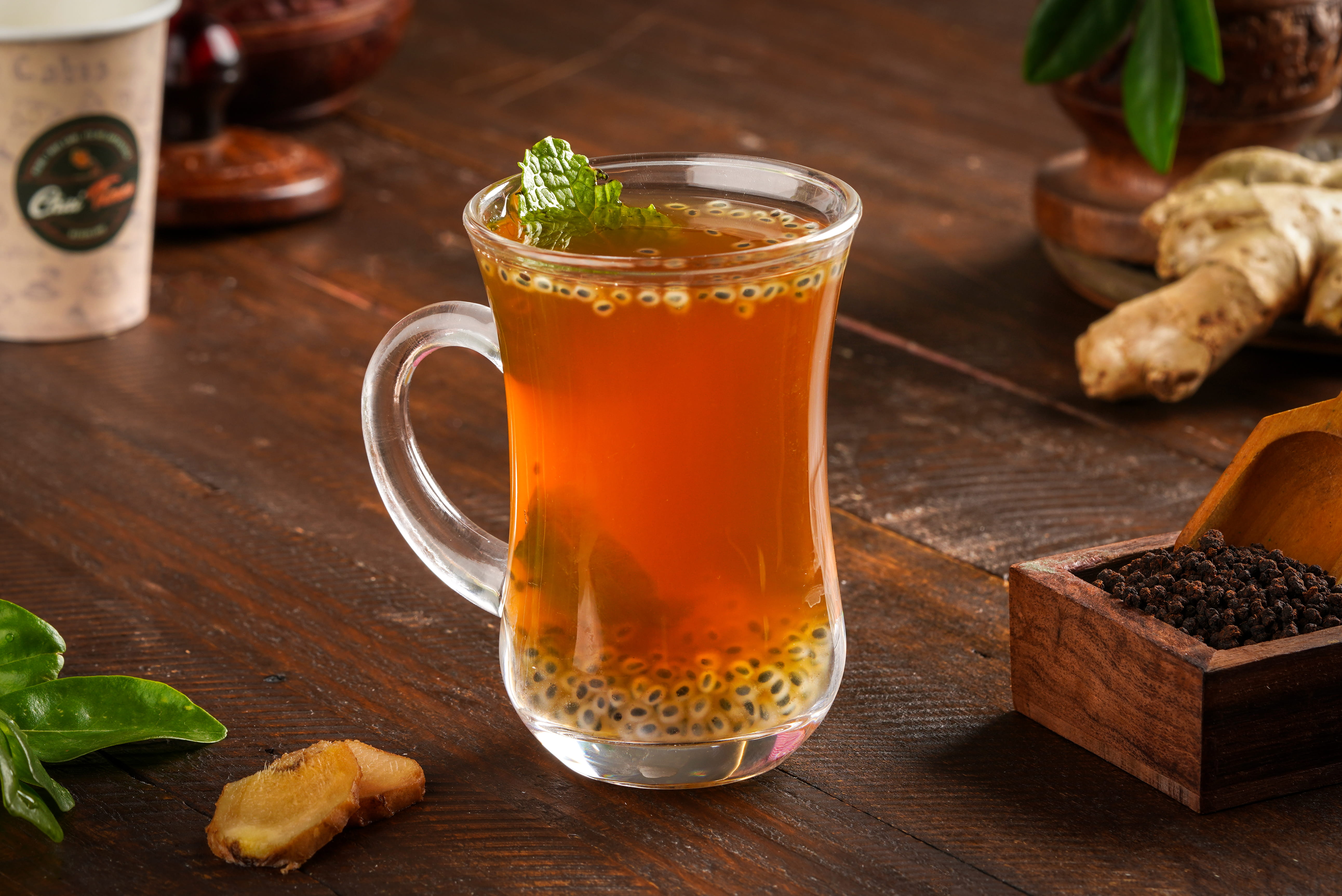 Tulsi Ginger Black Tea at Chai Times Bengaluru