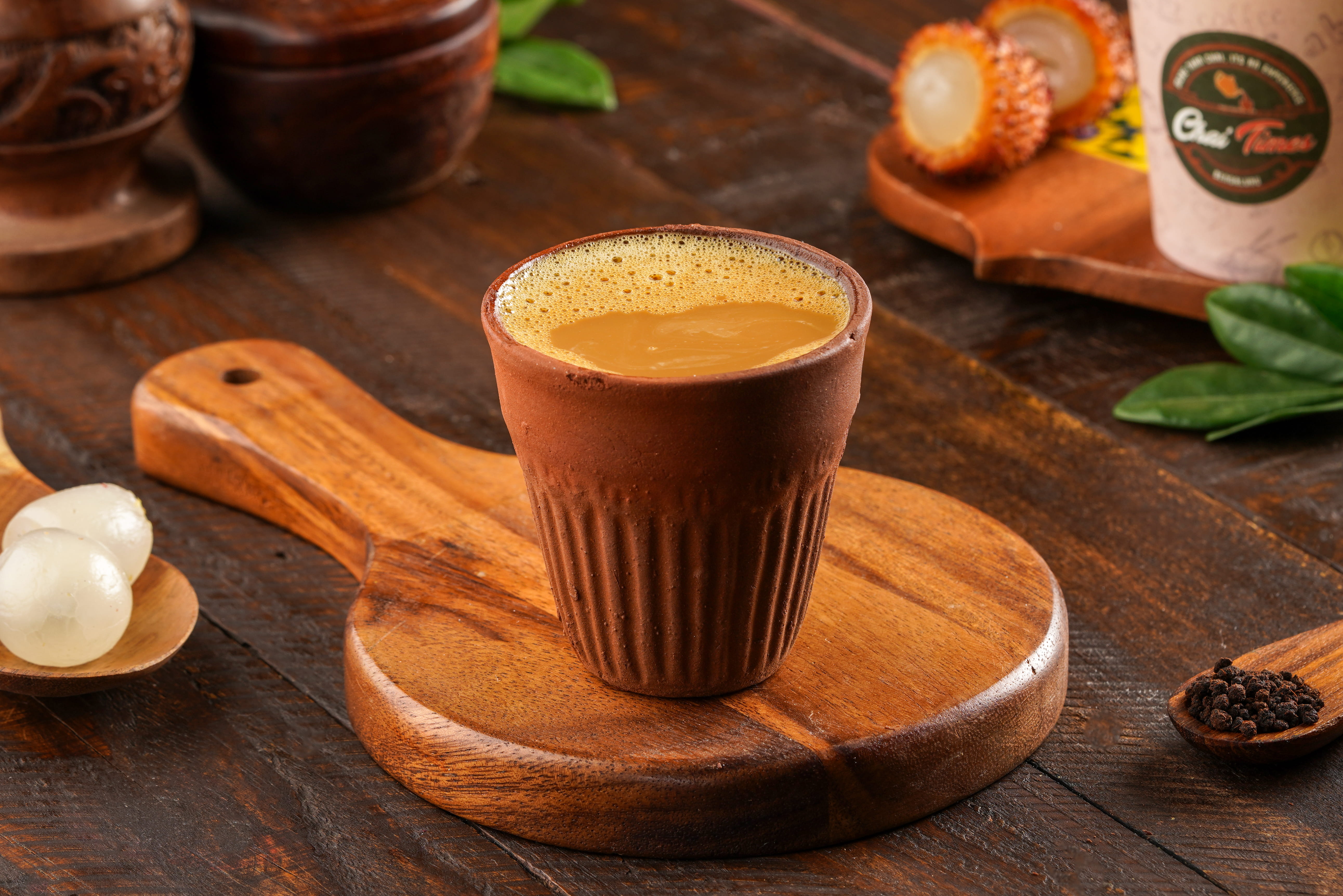 Lychee Chai at Chai Times Bengaluru