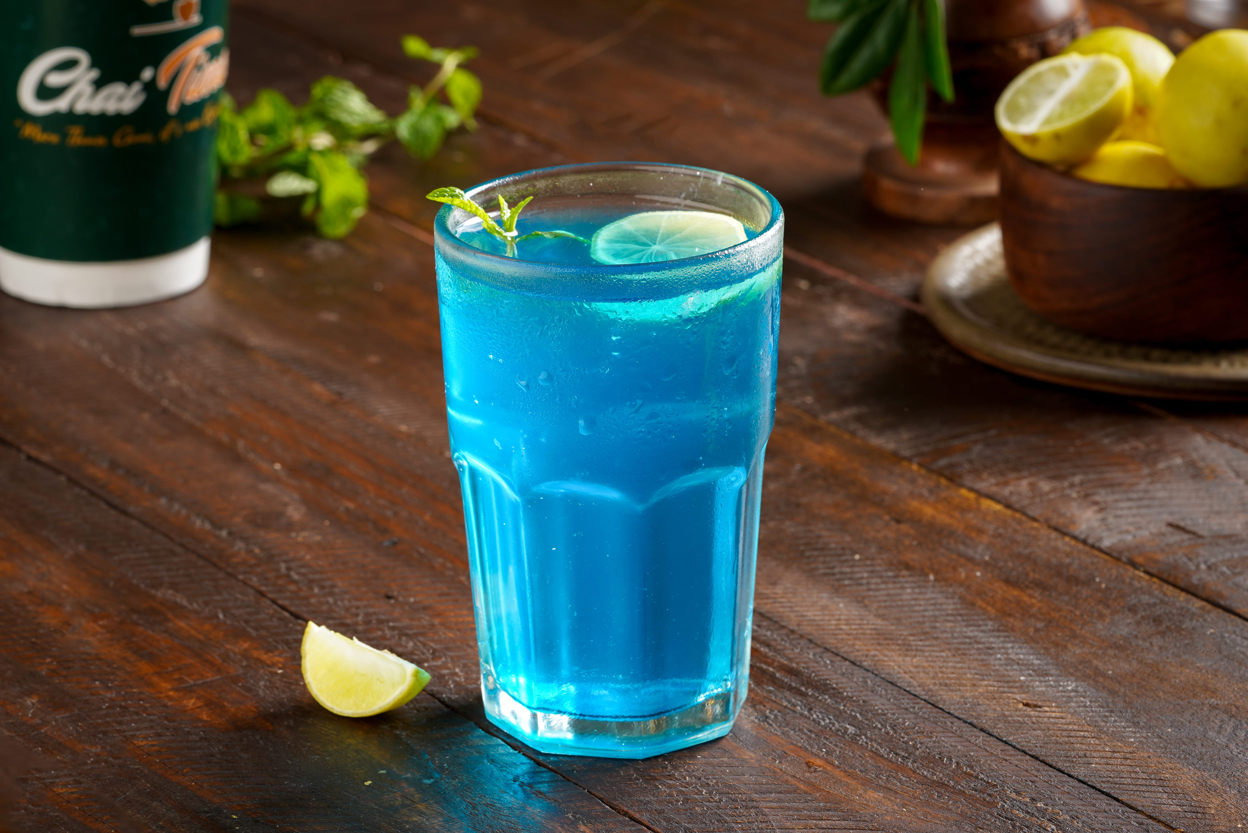 Blue Lime Mojito at Chai Times Bengaluru