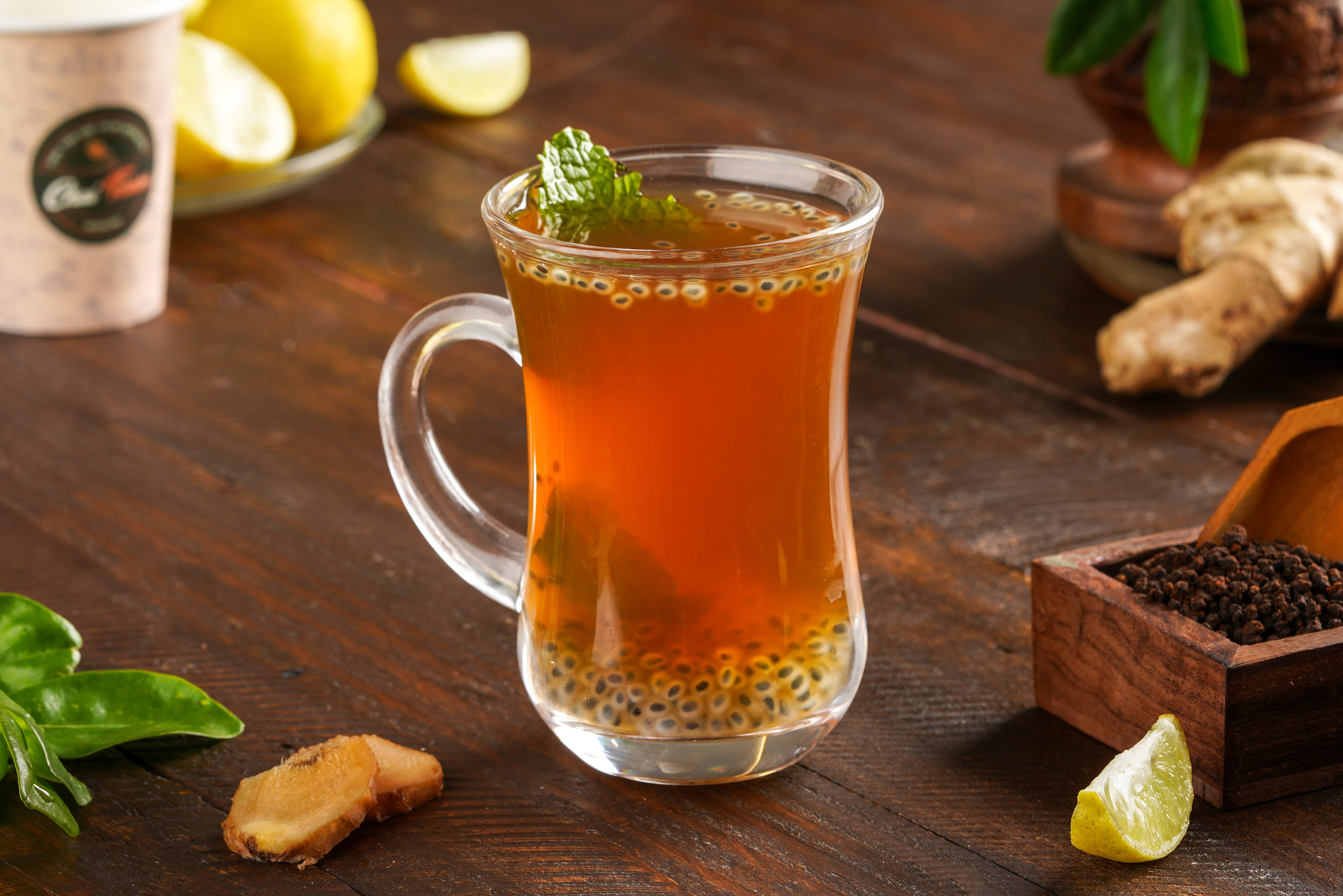 Lemon Grass Ginger Black Tea at Chai Times Bengaluru